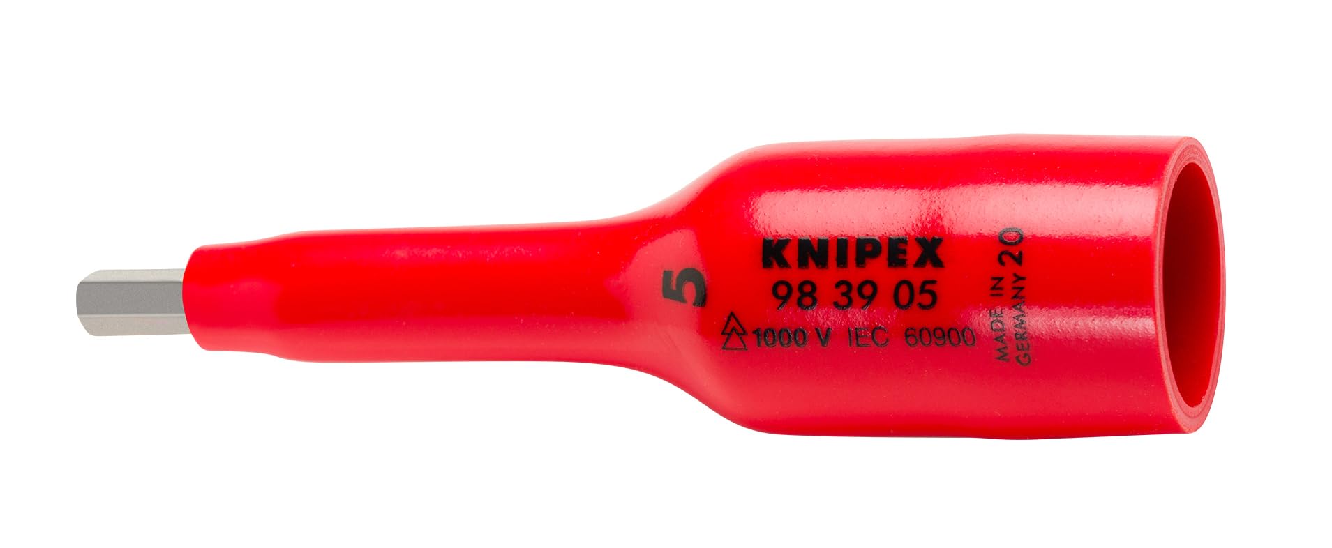 Amazon.com: KNIPEX 98 39 05 3/8 1,000V Insulated 5 mm Hexagon